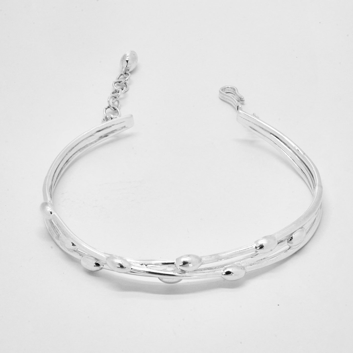 White Rhodium Plated Sterling Silver