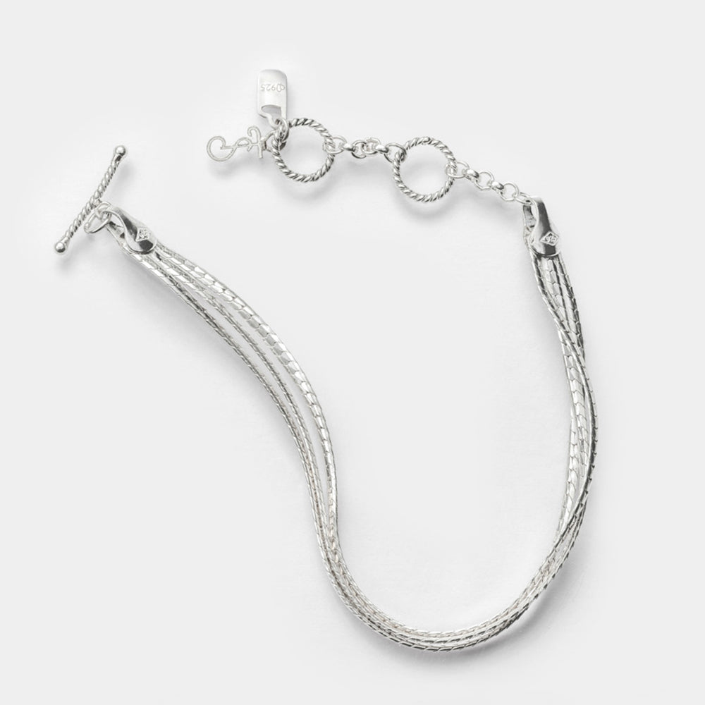 White Rhodium Plated Sterling Silver