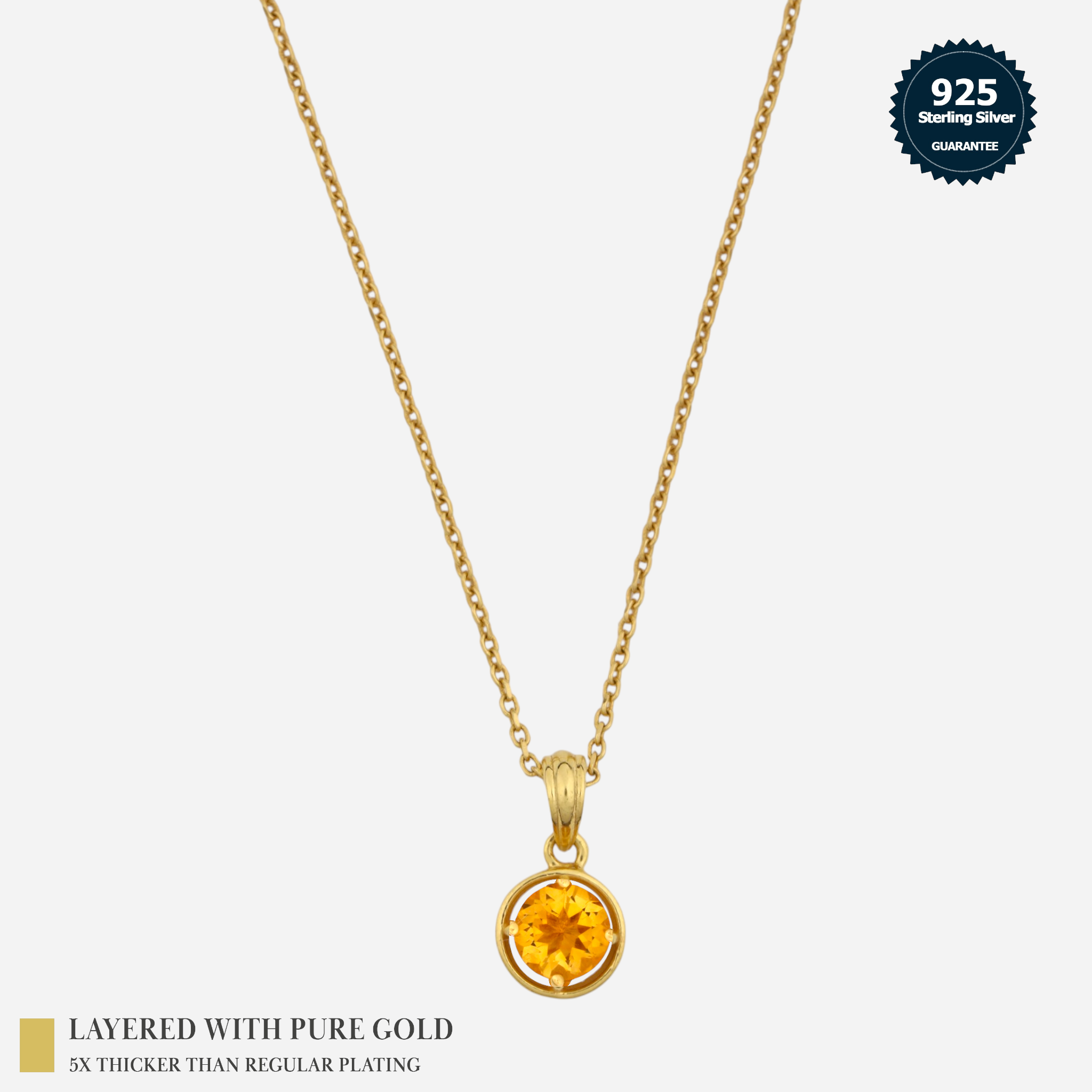 18k Gold Vermeil Sterling Silver