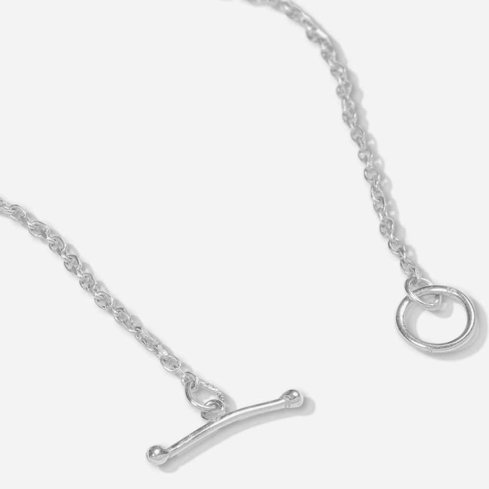 White Rhodium Plated Sterling Silver